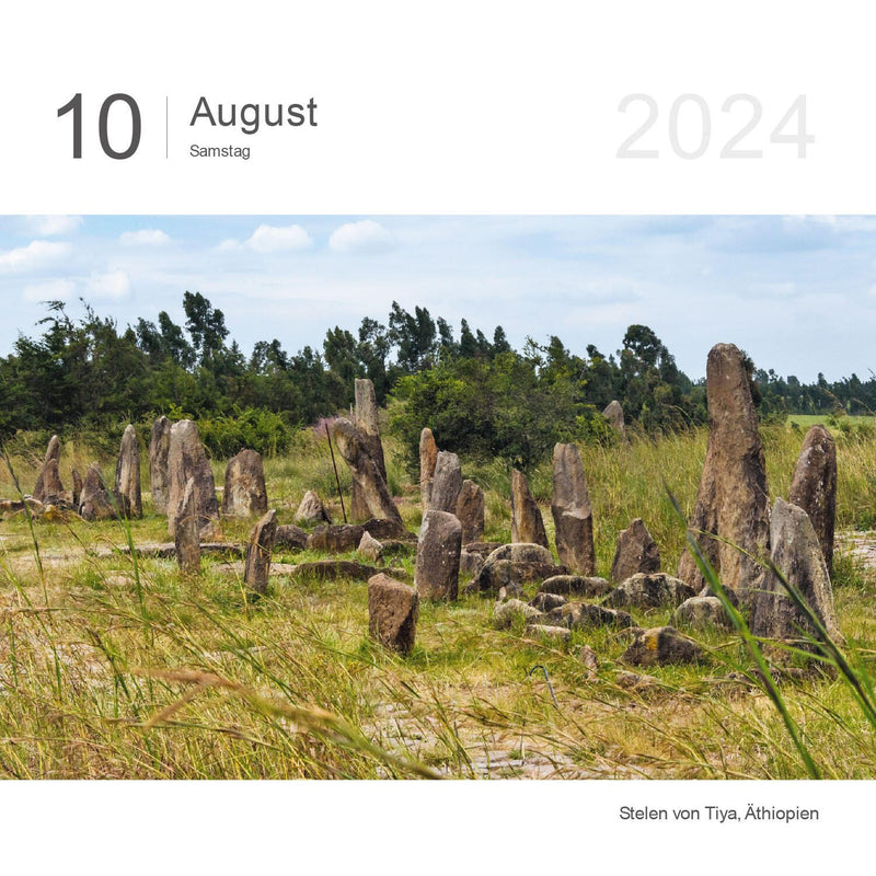KUNTH Tischkalender Tagesabreißkalender Das Erbe der Welt 2024 Bilder