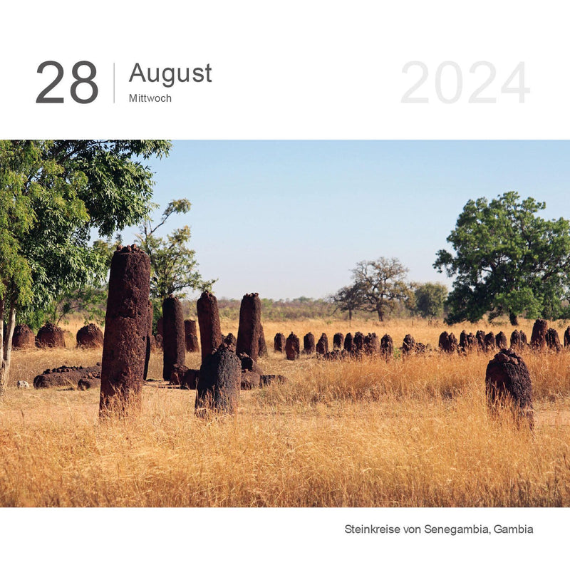 KUNTH Tischkalender Tagesabreißkalender Das Erbe der Welt 2024 Bilder