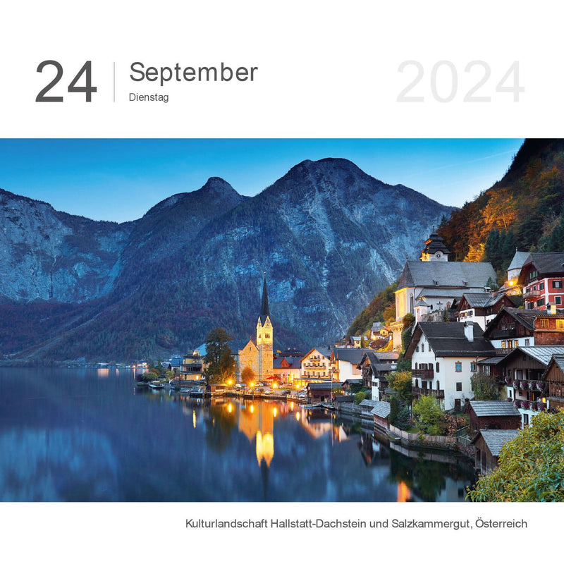KUNTH Tischkalender Tagesabreißkalender Das Erbe der Welt 2024 Bilder