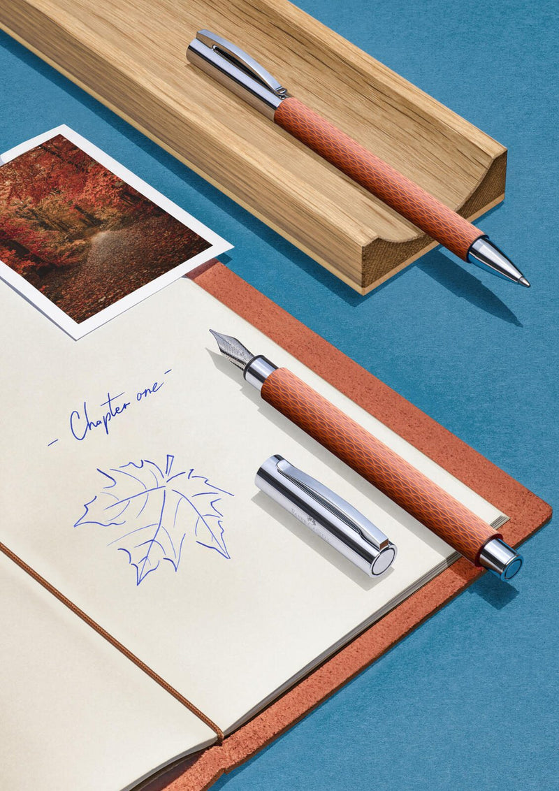 FABER-CASTELL Patronenfüller silber