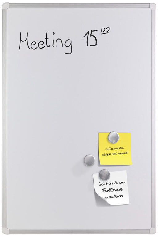 Whiteboard 90,0 x 60,0 cm lackierter Stahl weiß