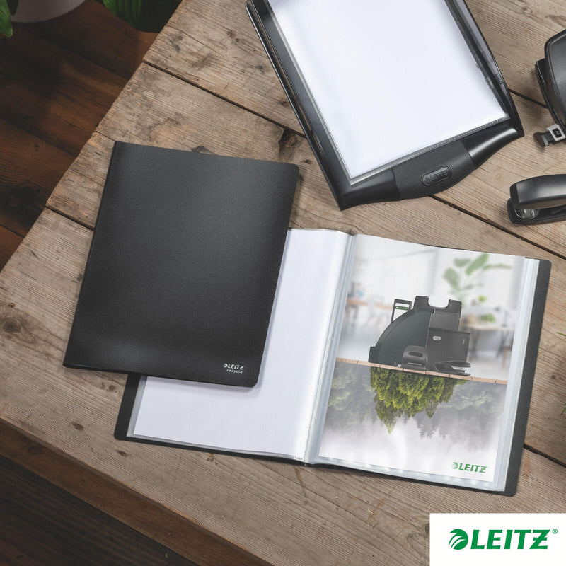 LEITZ Sichtbuch Recycle 4676 DIN A4 schwarz