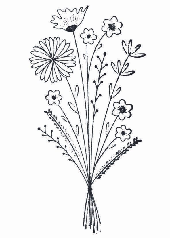 artoz Motivstempel Blumenstrauss