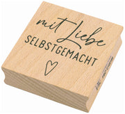 artoz Motivstempel Mit Liebe gemacht