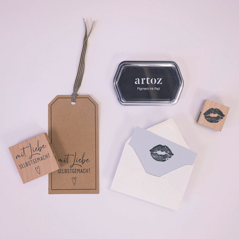 artoz Motivstempel Mit Liebe gemacht