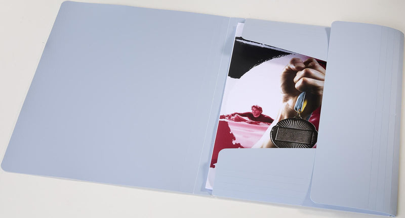 PAGNA Eckspanner Pastel Eco DIN A4 graublau