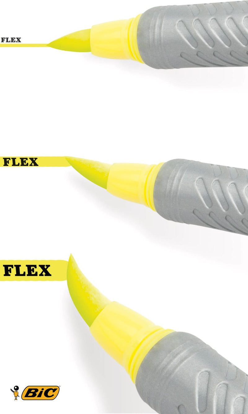BIC® Highlighter Flex Textmarker Mehrfarbig
