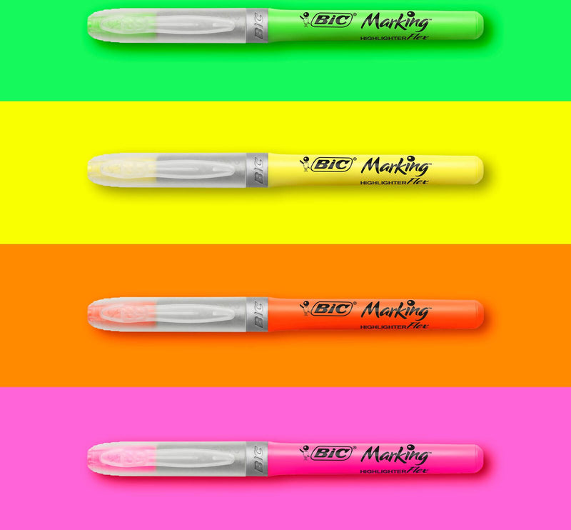 BIC® Highlighter Flex Textmarker Mehrfarbig