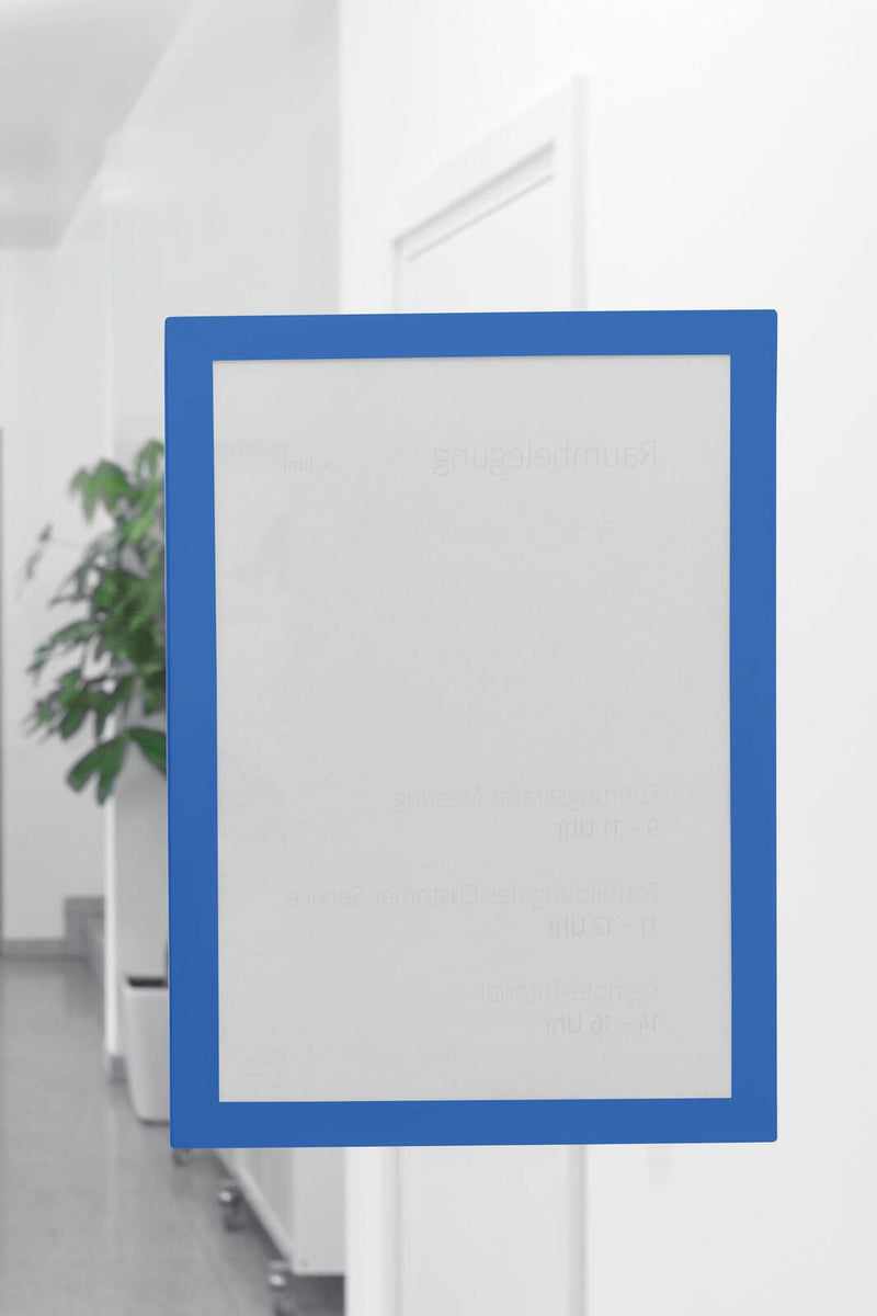 magnetoplan Magnetrahmen selbstklebend A4 blau
