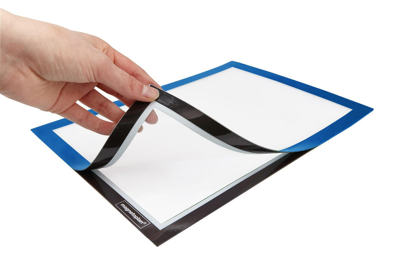 magnetoplan Magnetrahmen selbstklebend A4 blau