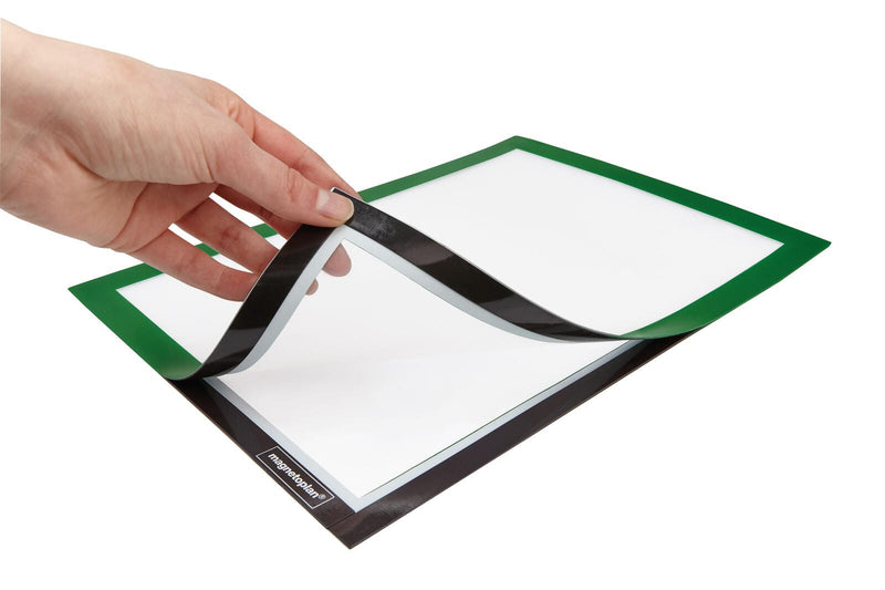 magnetoplan Magnetrahmen selbstklebend A4 grün