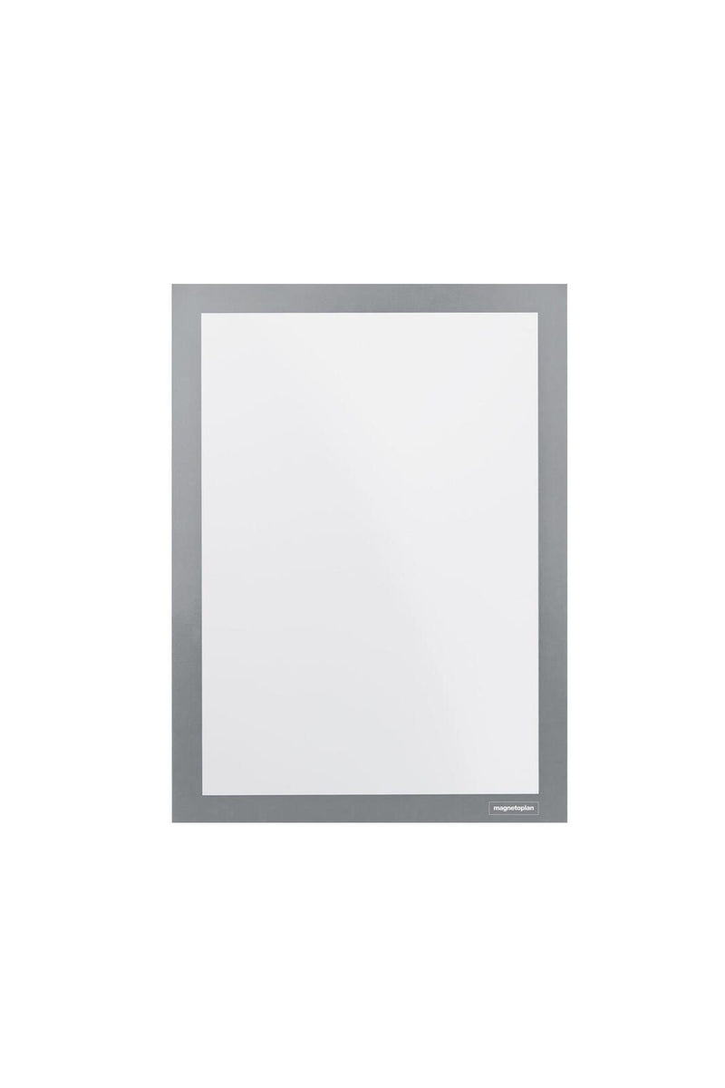 magnetoplan Magnetrahmen selbstklebend A4 grau