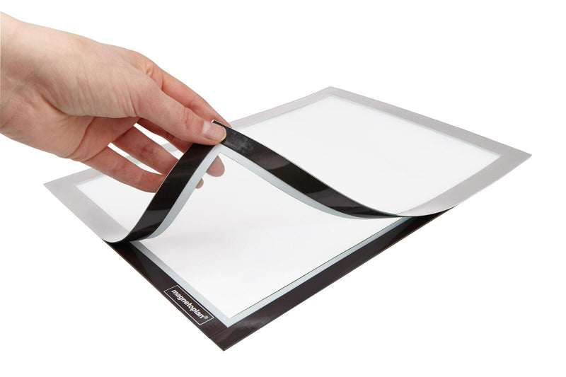 magnetoplan Magnetrahmen selbstklebend A6 silber