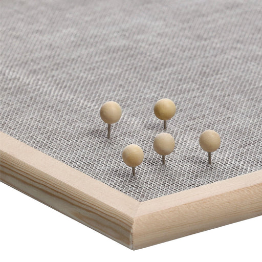 Zeller Pinnwand 80,0 x 60,0 cm Leinen grau
