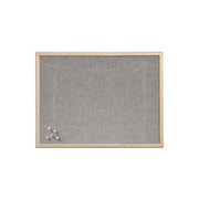 Zeller Pinnwand 60,0 x 40,0 cm Leinen grau