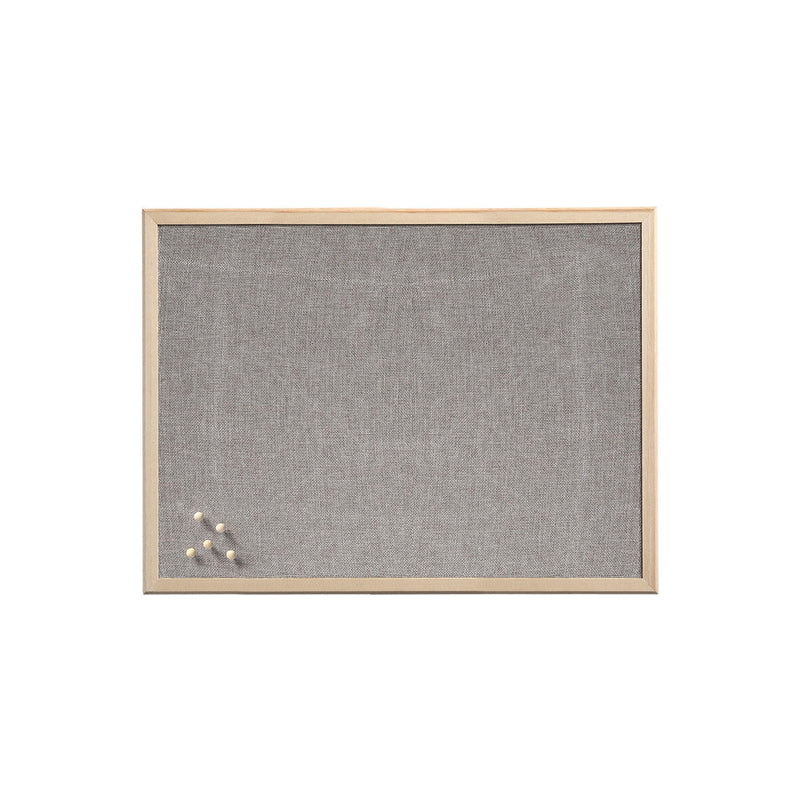 Zeller Pinnwand 60,0 x 40,0 cm Leinen grau