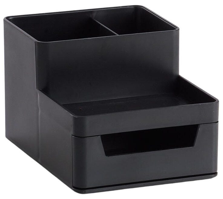 Zeller Schreibtisch-Organizer 15,3 x 11,2 x 9,3 cm schwarz