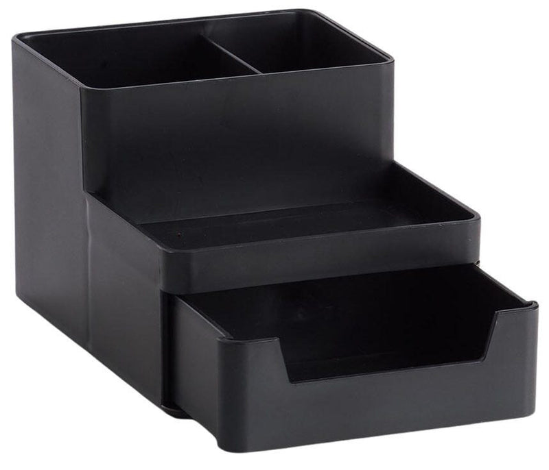 Zeller Schreibtisch-Organizer 15,3 x 11,2 x 9,3 cm schwarz