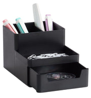 Zeller Schreibtisch-Organizer 15,3 x 11,2 x 9,3 cm schwarz