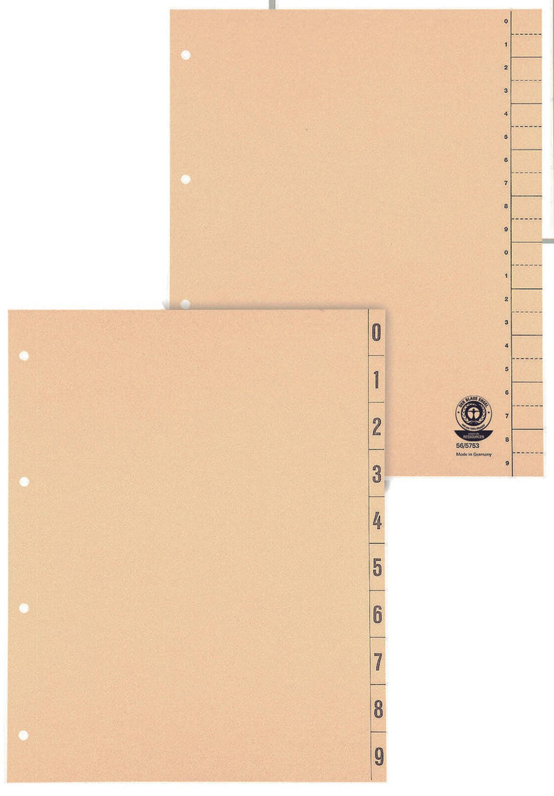 Trennblätter DIN A4 200 g/m² chamois