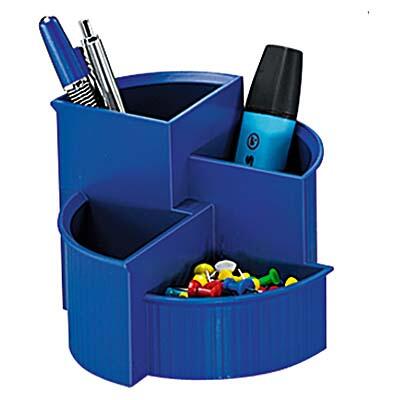 helit Stiftehalter 14,0 x 14,0 x 10,0 cm blau