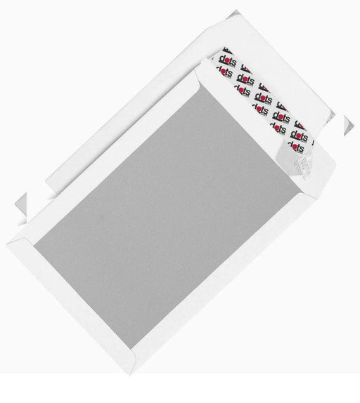 dots Papprückwandtaschen DIN C4 weiß