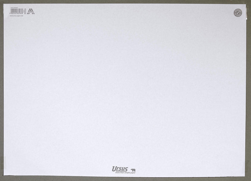 Ursus Schreibtischunterlage 52,5 x 37,5 cm weiß