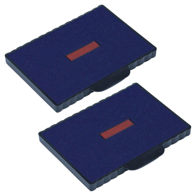 trodat Ersatzstempelkissen 8,5 x 5,5 cm blau/rot