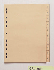 Ordnerregister Vollformat 1-10 DIN A4