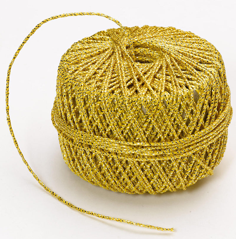 PRÄSENT Kordel Wolga 2 mm x 20 m gold