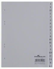DURABLE Ordnerregister Halbformat A-Z DIN A5 hoch