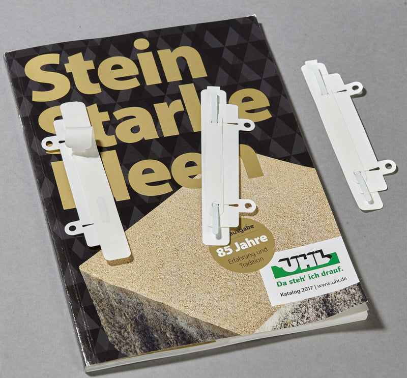VELOFLEX Heftstreifen, selbstklebend für DIN A4 weiß