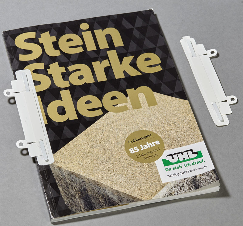 VELOFLEX Heftstreifen, selbstklebend für DIN A4 weiß