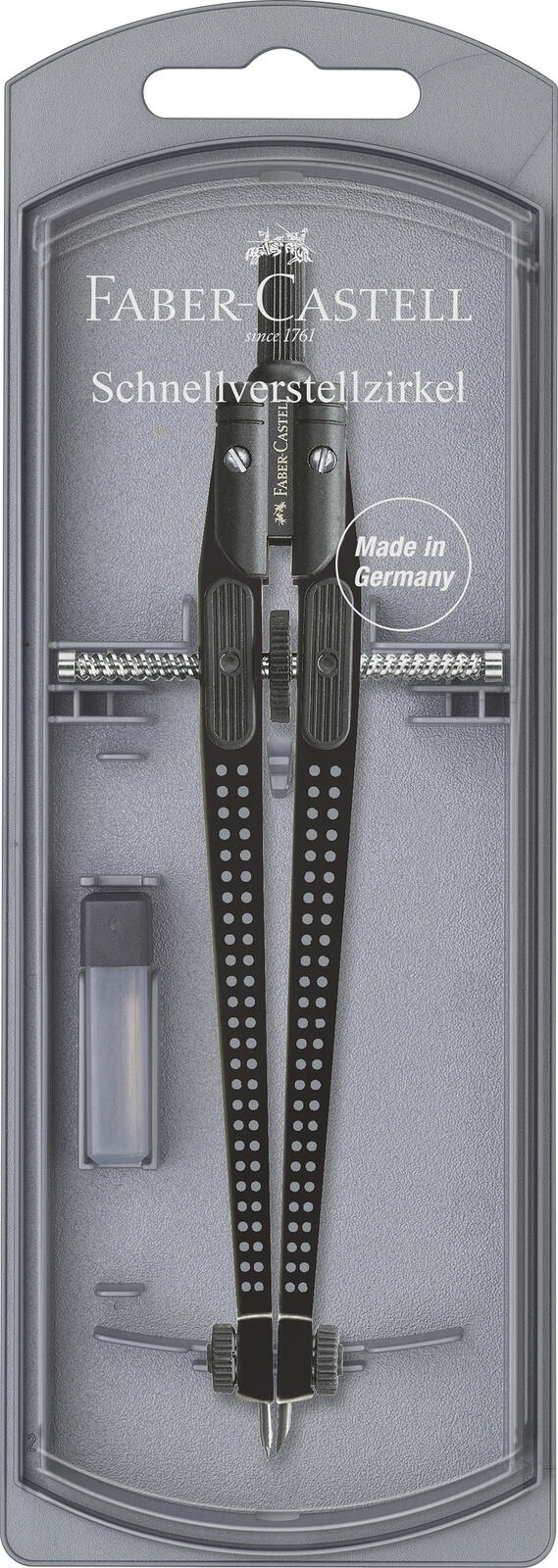 FABER-CASTELL Zirkel Grip 2001 schwarz