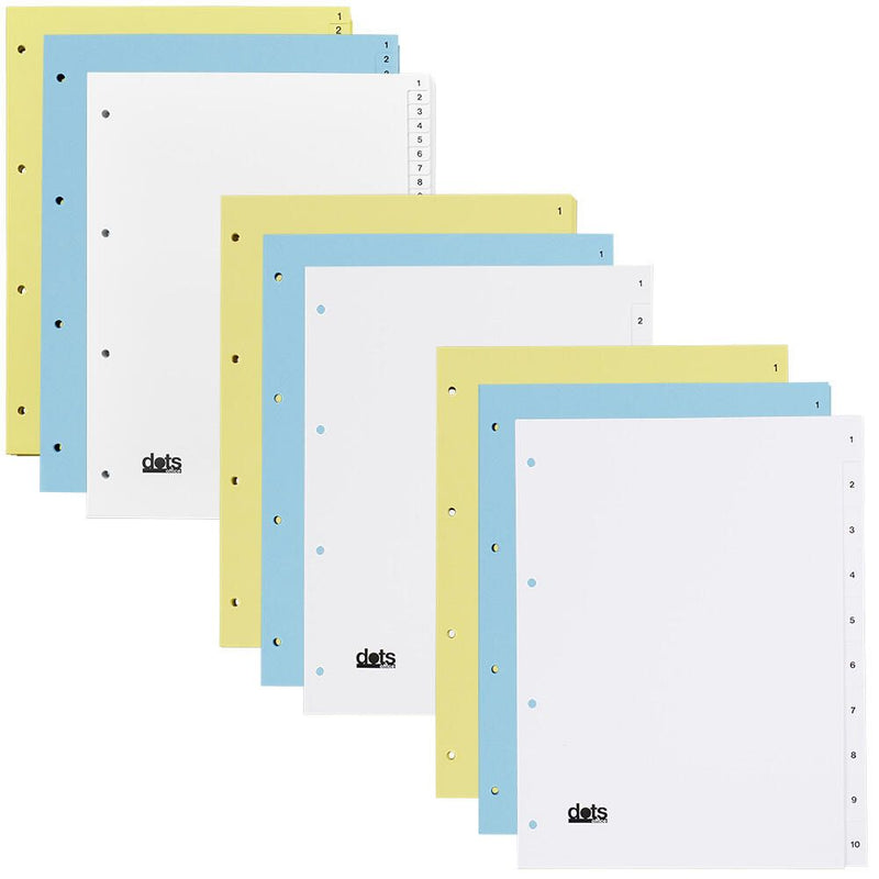 dots Ordnerregister Vollformat 1-12 DIN A4