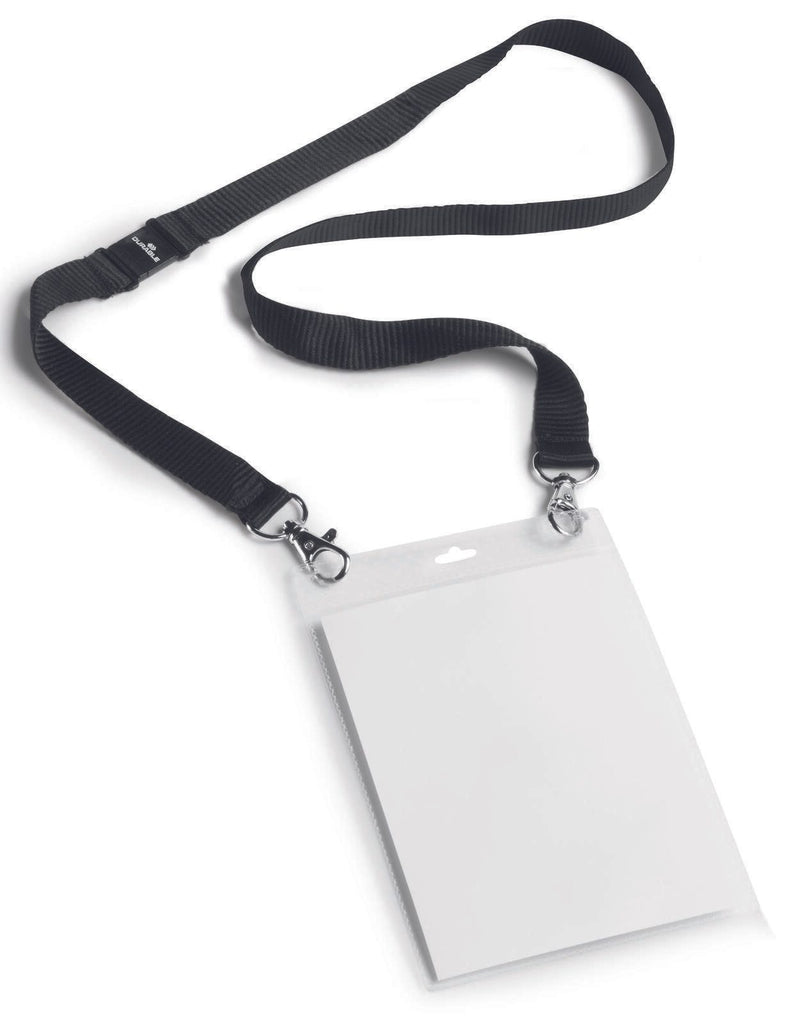 DURABLE Namensschilder schwarz 10.5 cm x 14.8 cm
