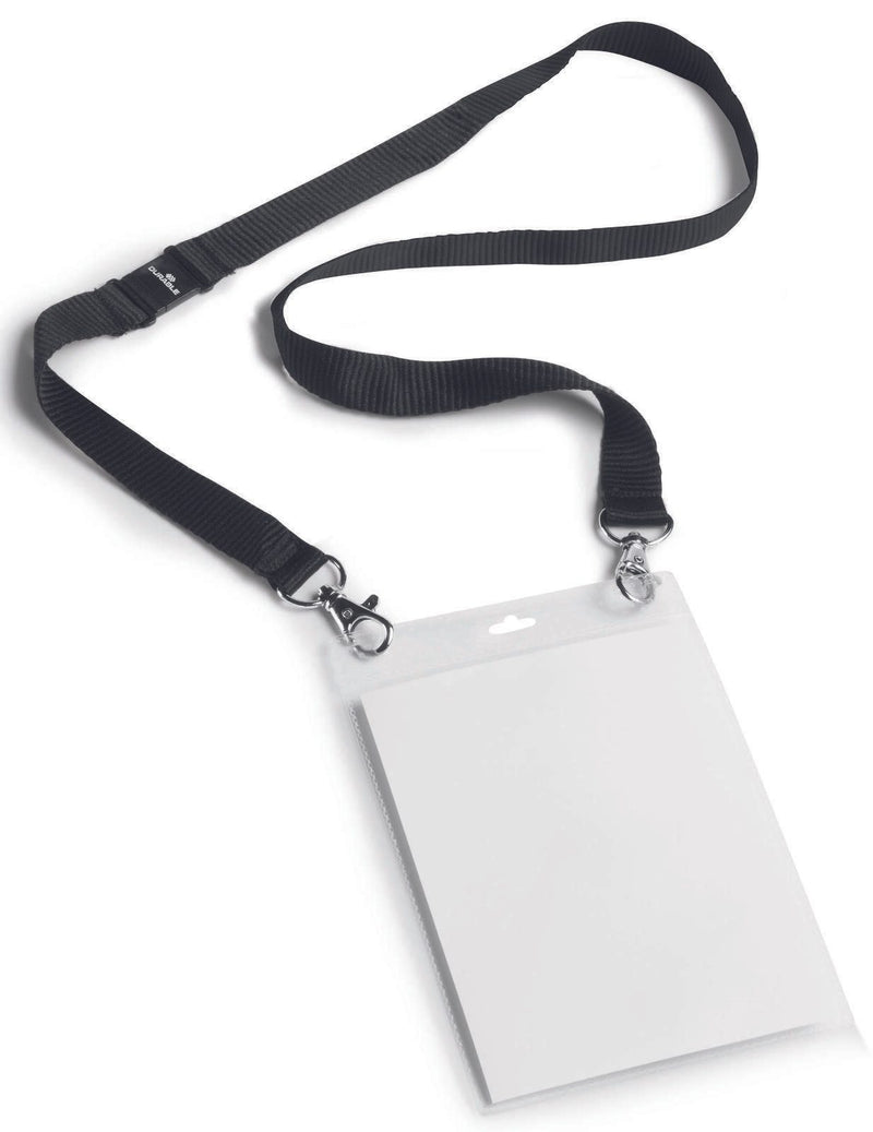 DURABLE Namensschilder schwarz 10.5 cm x 14.8 cm