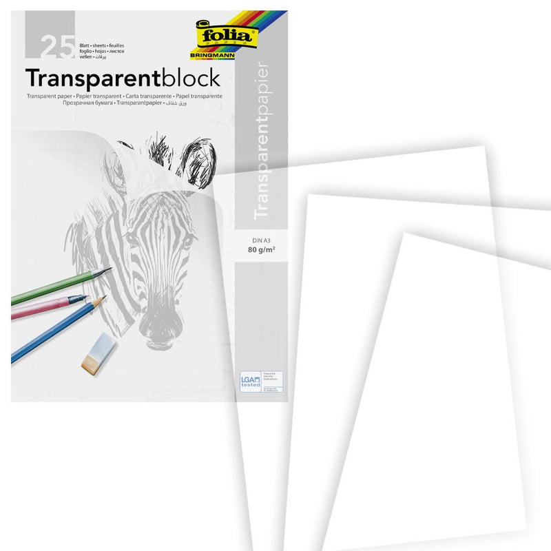 folia Transparentpapier DIN A3