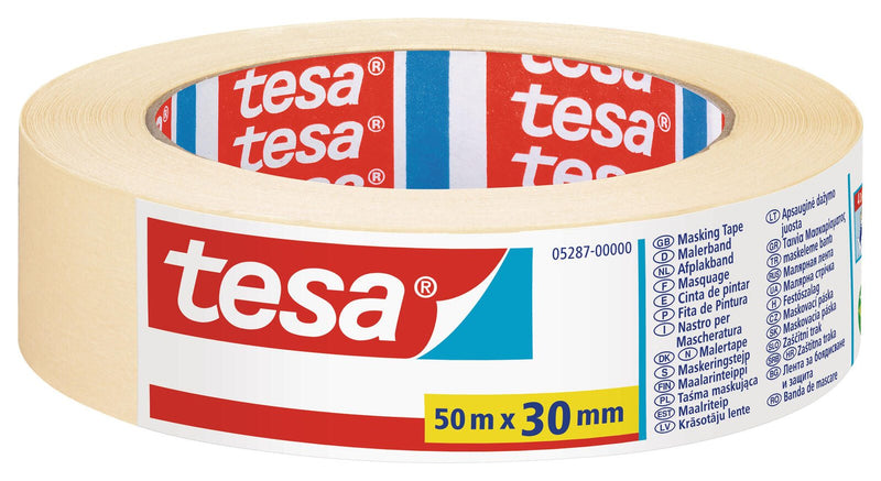 tesa Kreppband 30 mm x 50 m beige