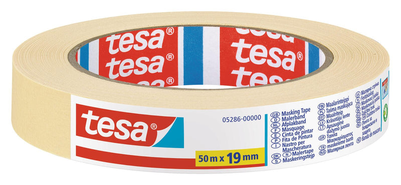 tesa Kreppband 19 mm x 50 m beige
