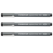 STAEDTLER Pigment Liner 308 Fineliner 0.5 mm Schwarz
