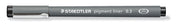 STAEDTLER Pigment Liner 308 Fineliner 0.3 mm Schwarz