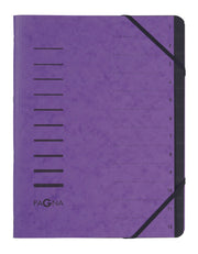 PAGNA Ordnungsmappe DIN A4 12-Fach aubergine