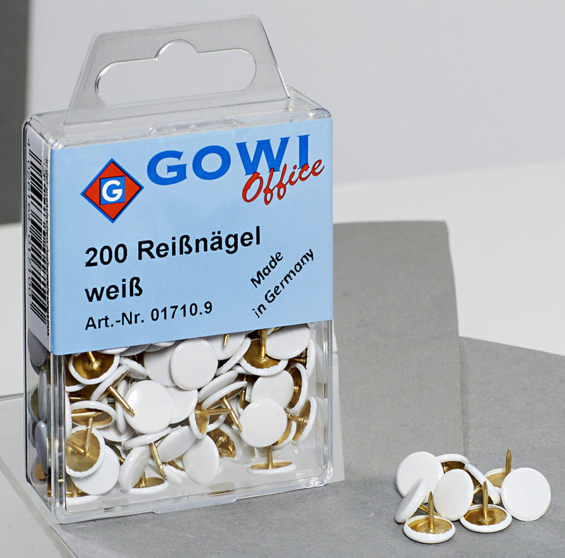 Gowi Reißnägel weiß