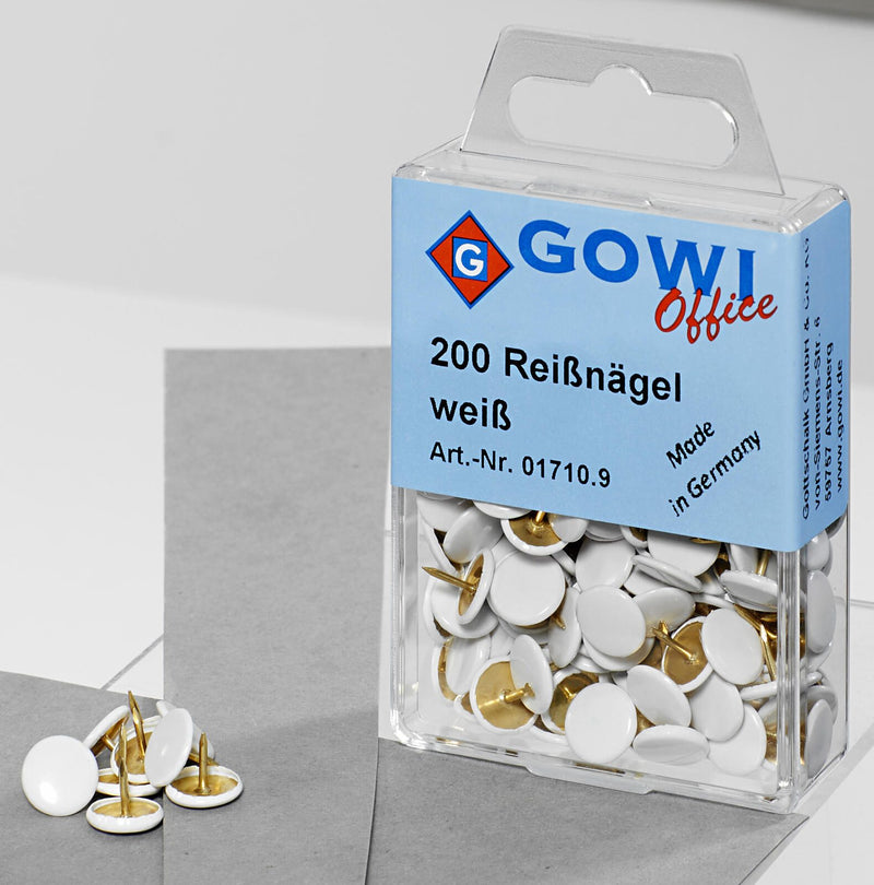 Gowi Reißnägel weiß