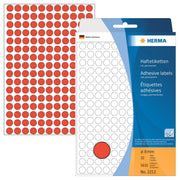 HERMA Klebepunkte Ø 8,0 mm rot