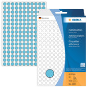 HERMA Klebepunkte Ø 8,0 mm blau