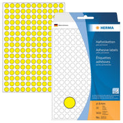 HERMA Klebepunkte Ø 8,0 mm gelb