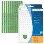 HERMA Klebepunkte Ø 8,0 mm grün
