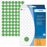 HERMA Klebepunkte Ø 13,0 mm grün